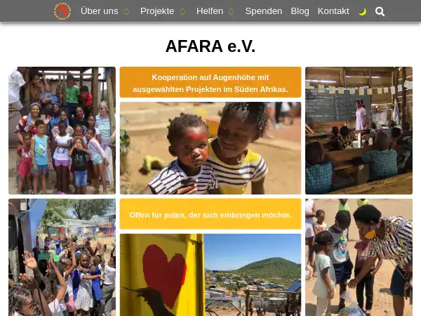 Screenshot of Afara