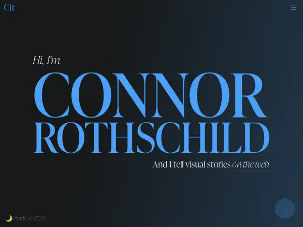 Screenshot of connorrothschild.com