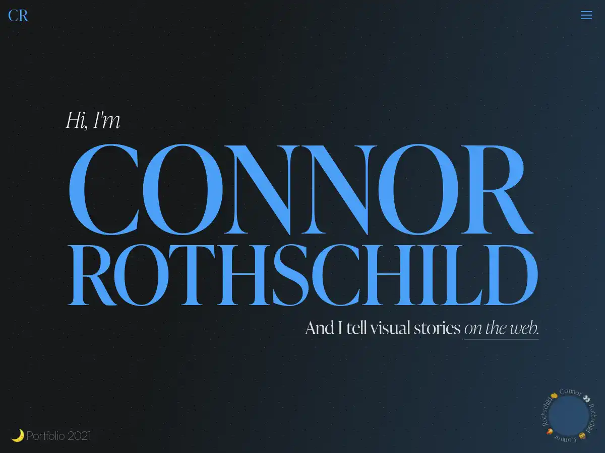 Screenshot of connorrothschild.com