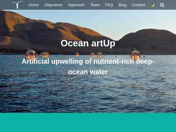 Screenshot of Ocean artUp